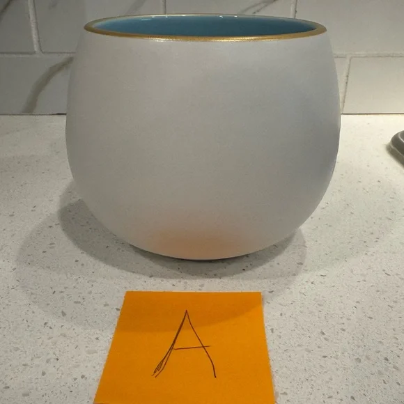 Disney Home White, Gold, Blue Whimsical Mug Mickey Mouse Ears Icon Enjoy” (A) - Picture 3 of 10